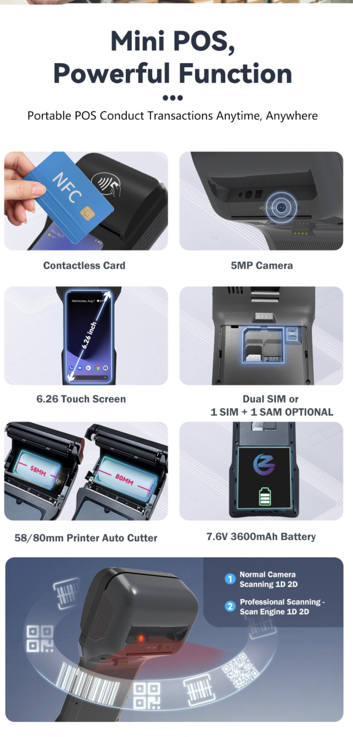 handheld pos printer