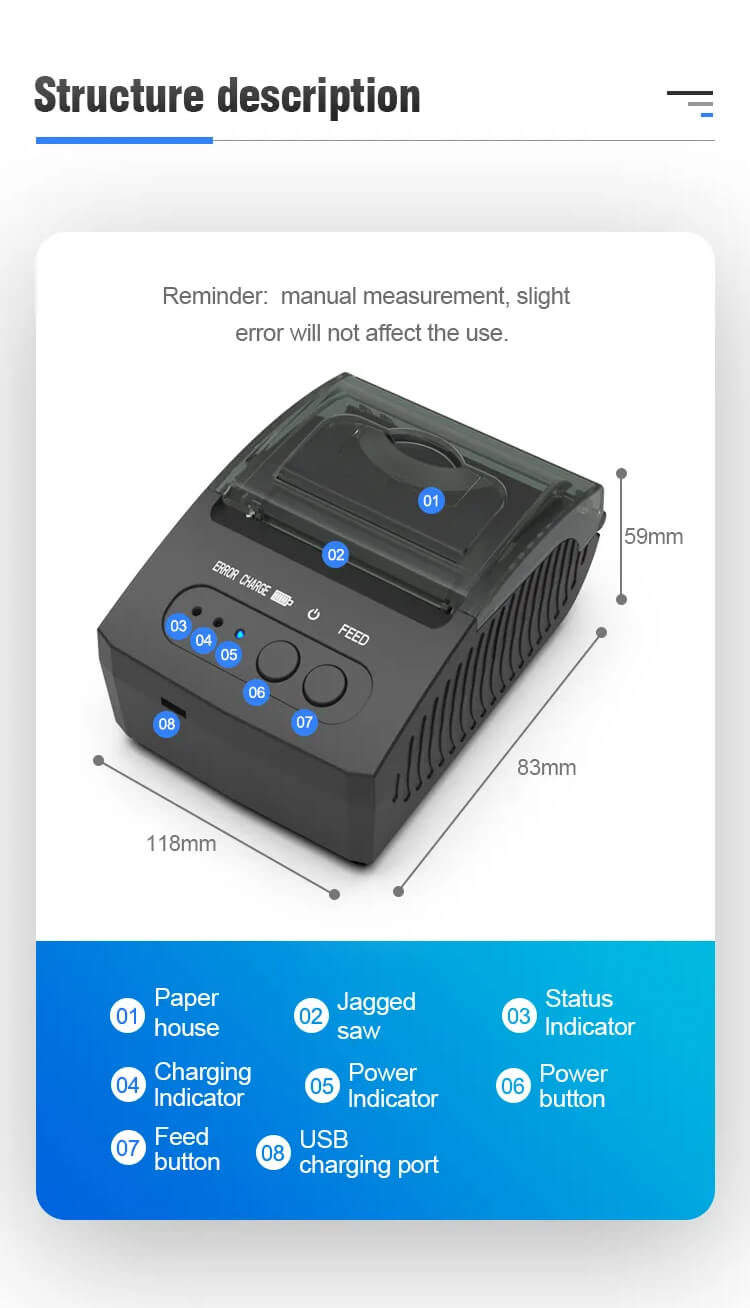 portable printer for mobile phone